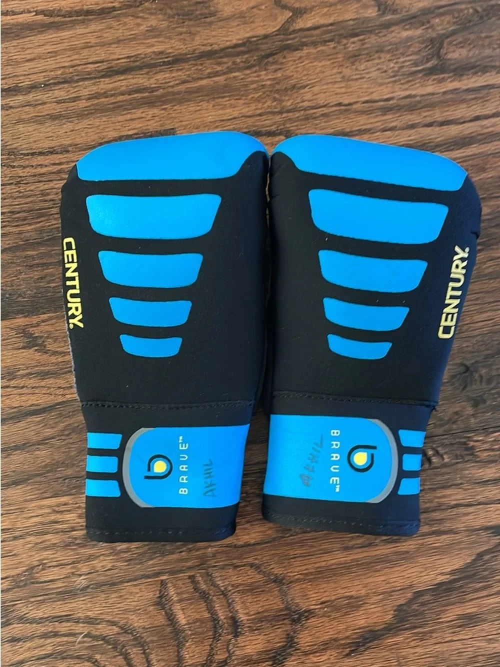 Kids Blue and Black Boxing Gloves - Brave Series
